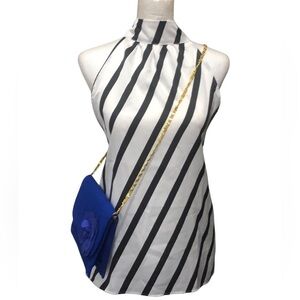 LOFT Asymmetrical Black and blouse